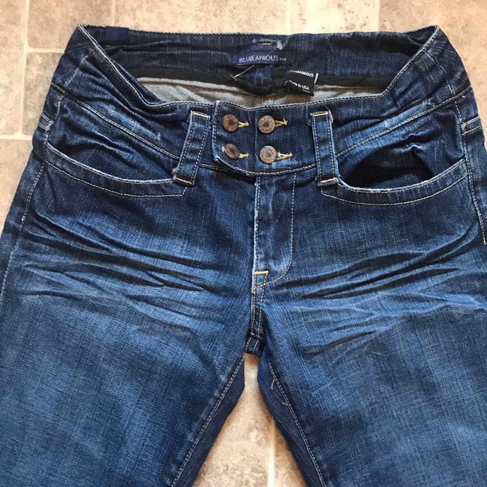 Blujeanious Dark Blue Jeans - Size 6 - Picture 2 of 6